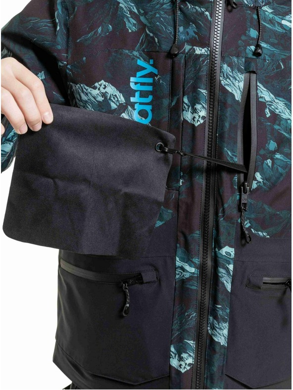 Meatfly Meatfly детска SNB & SKI яка Bangito Green Mountains