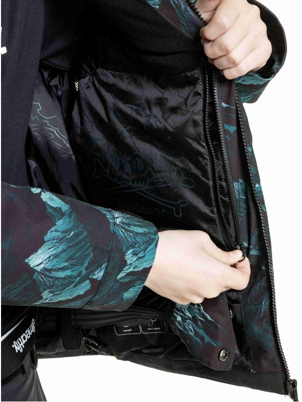 Meatfly Meatfly детска SNB & SKI яка Bangito Green Mountains