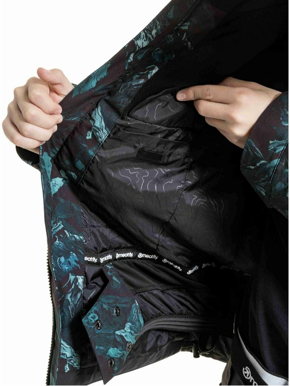 Meatfly Meatfly детска SNB & SKI яка Bangito Green Mountains