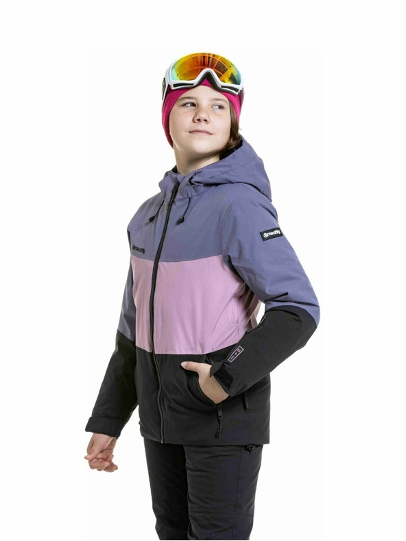 Meatfly Meatfly детска SNB & SKI яка Deliah Black / Purple Light