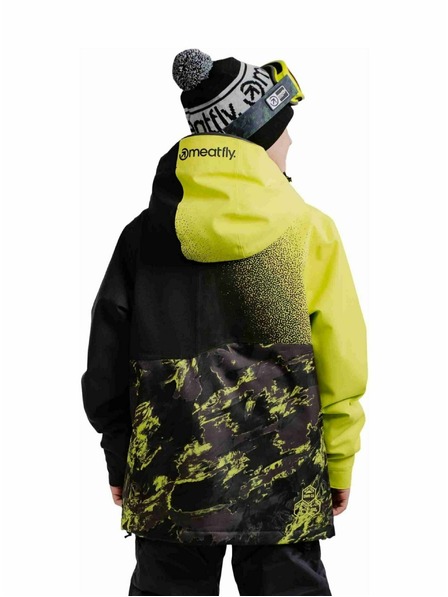 Meatfly Meatfly детско SNB & SKI яке Bangito Acid Lime Mossy