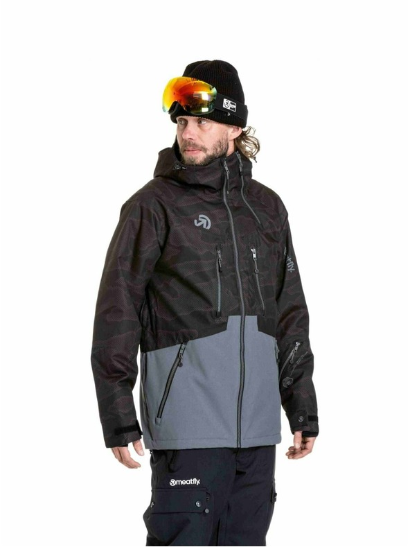 Meatfly Meatfly мъжко SNB & SKI яке Cronos Morph Black