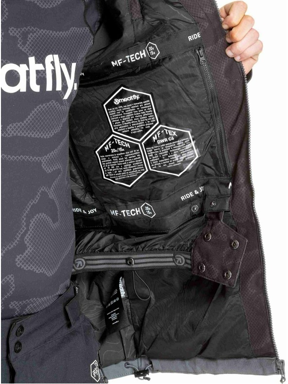 Meatfly Meatfly мъжко SNB & SKI яке Cronos Morph Black