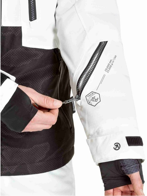 Meatfly Meatfly мъжко SNB & SKI яке Cronos White / Morph Black