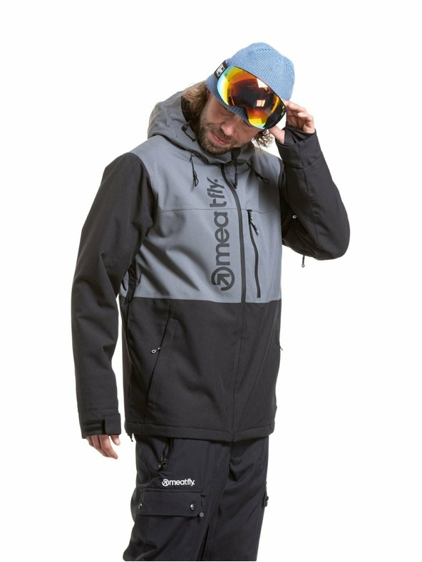 Meatfly Meatfly мъжко SNB & SKI яке Manifold Dark Grey / Black