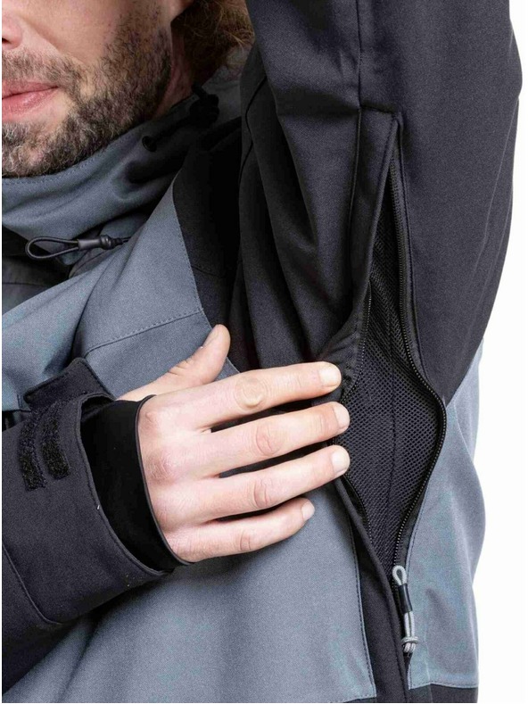 Meatfly Meatfly мъжко SNB & SKI яке Manifold Dark Grey / Black