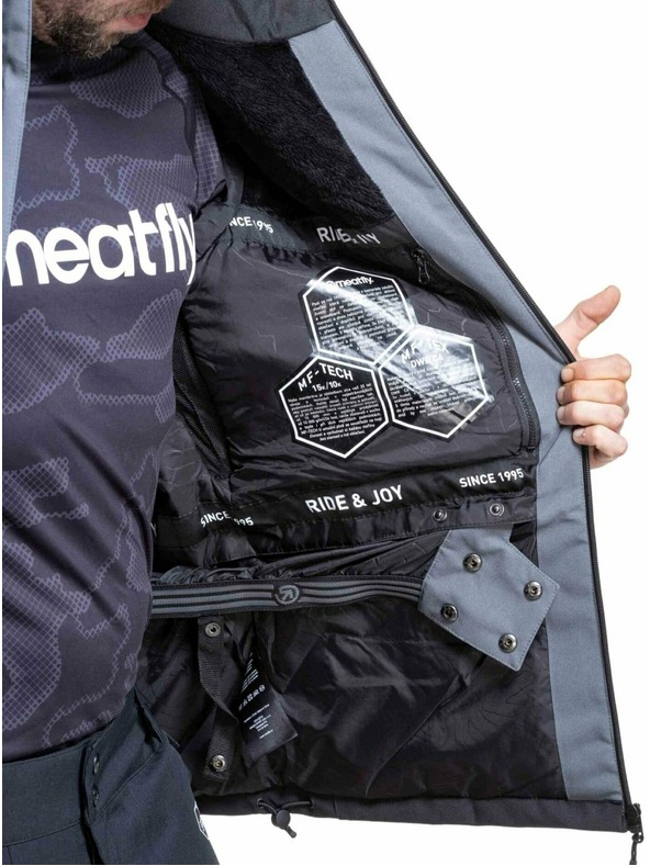 Meatfly Meatfly мъжко SNB & SKI яке Manifold Dark Grey / Black