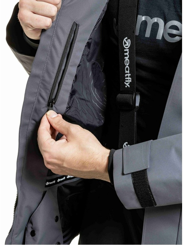 Meatfly Meatfly мъжко SNB & SKI яке Acha Grey Dark