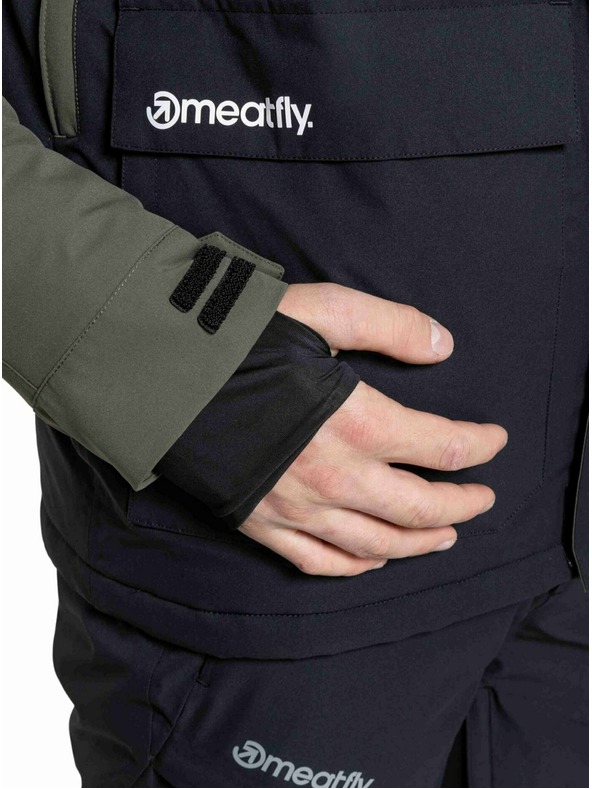 Meatfly Meatfly мъжка SNB & SKI яка Vertigo Olive Dark / Black