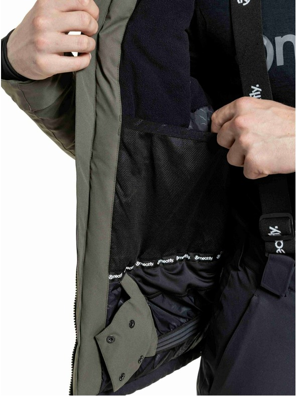 Meatfly Meatfly мъжка SNB & SKI яка Vertigo Olive Dark / Black