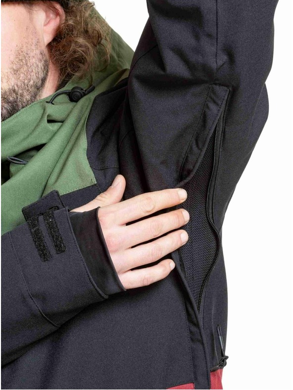 Meatfly Meatfly мъжка SNB & SKI яка Manifold Bronze Green / Merlot