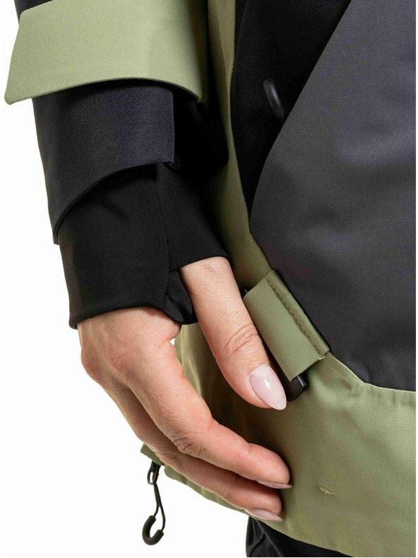 Meatfly Meatfly унисекс SNB & SKI яка Maddie Black / Olive Light