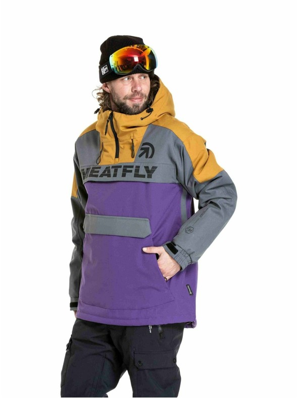 Meatfly Meatfly мъжка SNB & SKI яка Zenith Dark Grey / Petunia