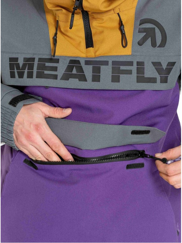 Meatfly Meatfly мъжка SNB & SKI яка Zenith Dark Grey / Petunia