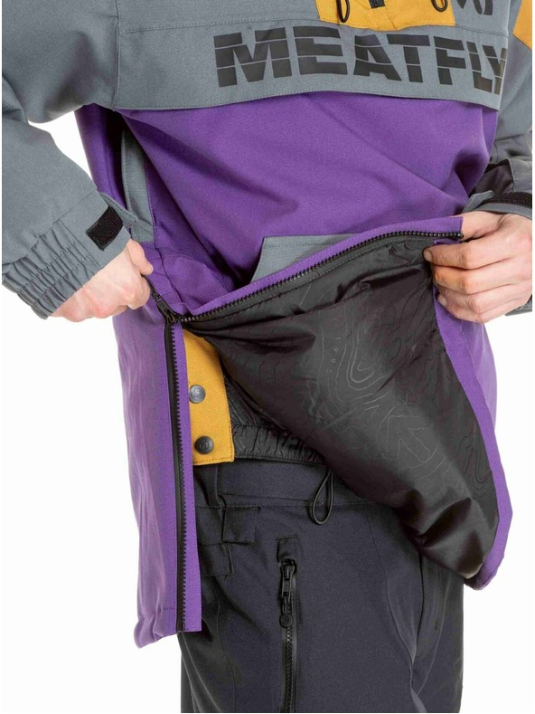 Meatfly Meatfly мъжка SNB & SKI яка Zenith Dark Grey / Petunia