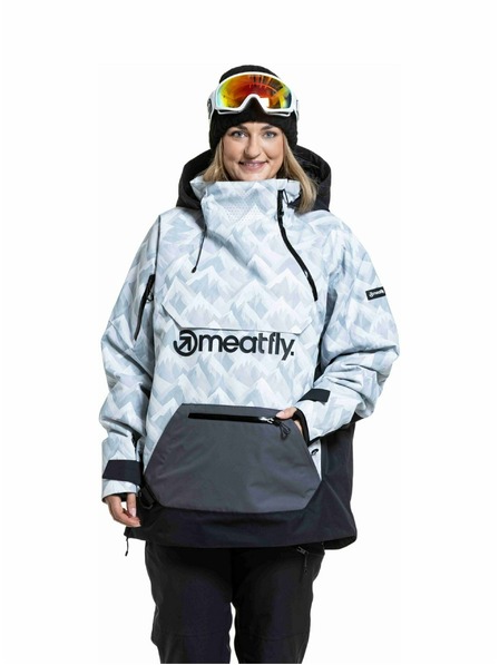 Meatfly Meatfly унисекс SNB & SKI яка Maddie White Camo / Black