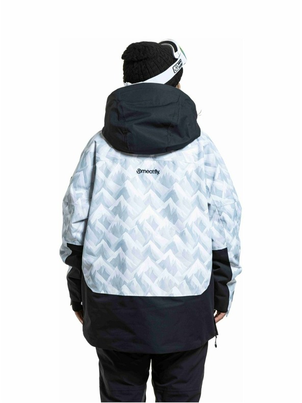 Meatfly Meatfly унисекс SNB & SKI яка Maddie White Camo / Black