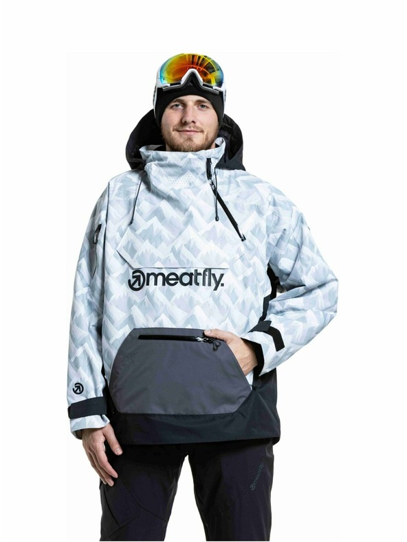 Meatfly Meatfly унисекс SNB & SKI яка Maddie White Camo / Black