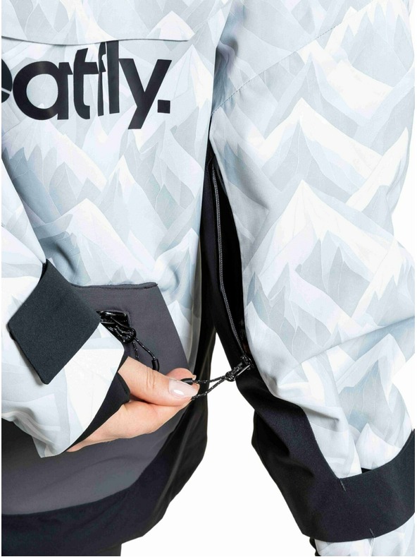 Meatfly Meatfly унисекс SNB & SKI яка Maddie White Camo / Black