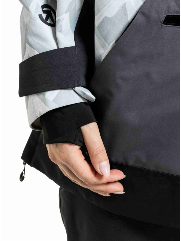 Meatfly Meatfly унисекс SNB & SKI яка Maddie White Camo / Black