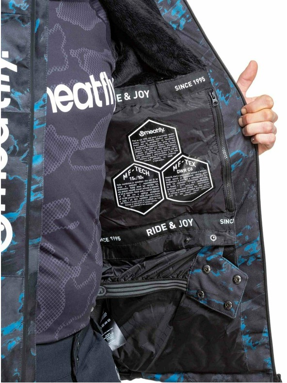 Meatfly Meatfly мъжка SNB & SKI яка Manifold Blue Mossy