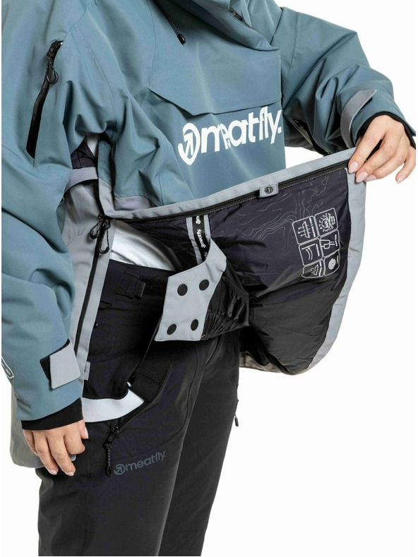 Meatfly Meatfly унисекс SNB & SKI яка Maddie Blue Sea / Silver