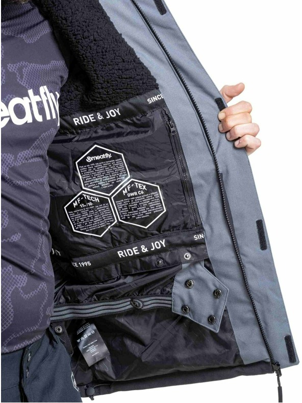 Meatfly Meatfly мъжко SNB & SKI яке Vertigo Dark Grey / Black