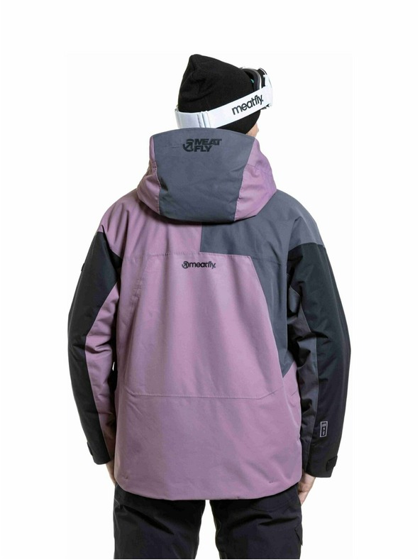Meatfly Meatfly мъжко SNB & SKI яке Shader Gray Dark / Orchid