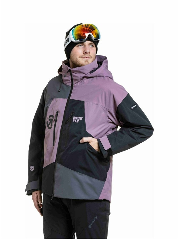 Meatfly Meatfly мъжко SNB & SKI яке Shader Gray Dark / Orchid