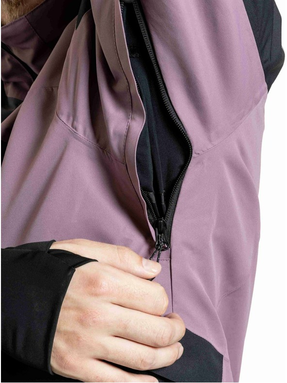 Meatfly Meatfly мъжко SNB & SKI яке Shader Gray Dark / Orchid