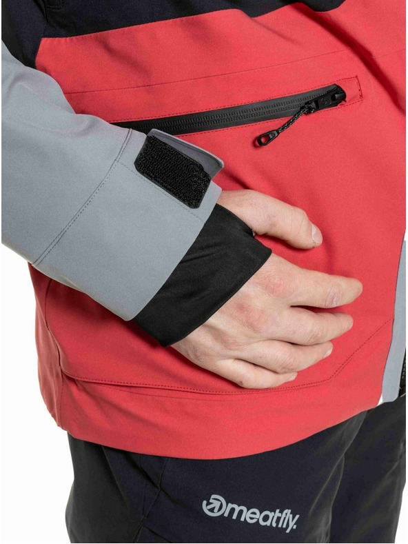 Meatfly Meatfly мъжко SNB & SKI яке Manifold Silver / Red