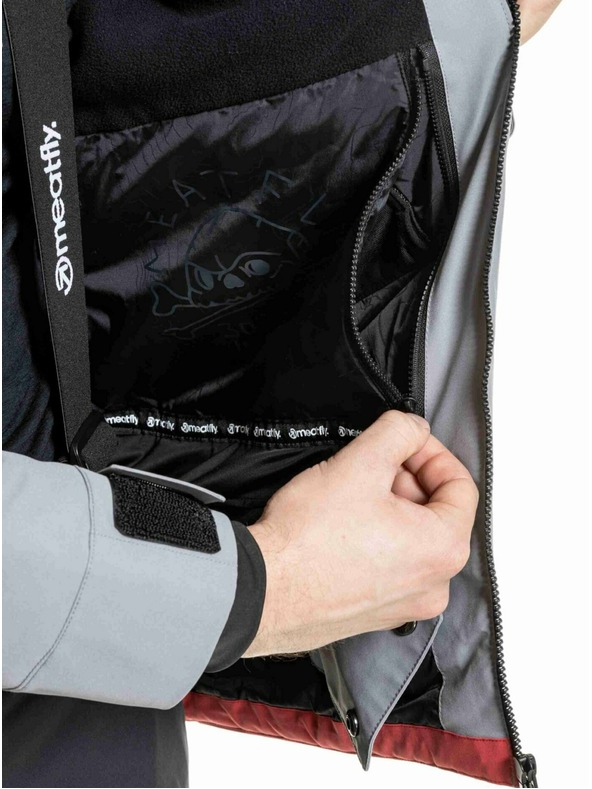 Meatfly Meatfly мъжко SNB & SKI яке Manifold Silver / Red