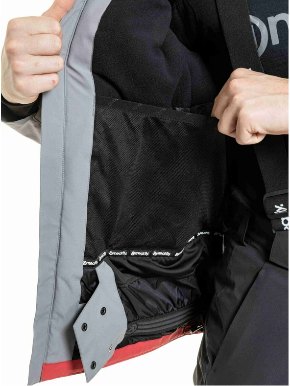 Meatfly Meatfly мъжко SNB & SKI яке Manifold Silver / Red