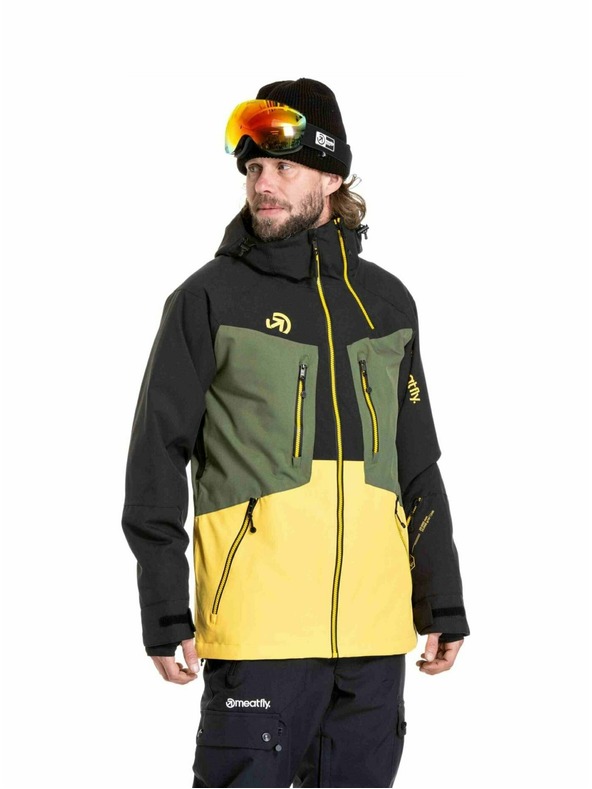 Meatfly Meatfly мъжко SNB & SKI яке Cronos Black / Solar Power
