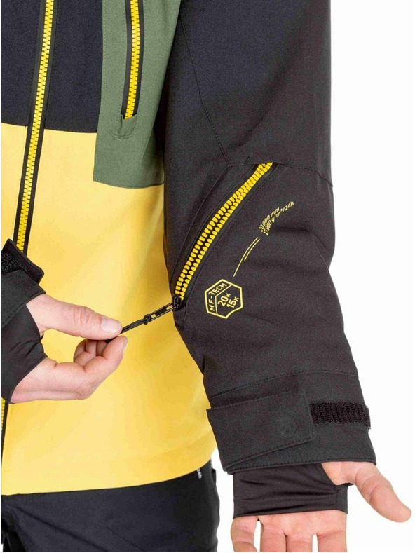 Meatfly Meatfly мъжко SNB & SKI яке Cronos Black / Solar Power