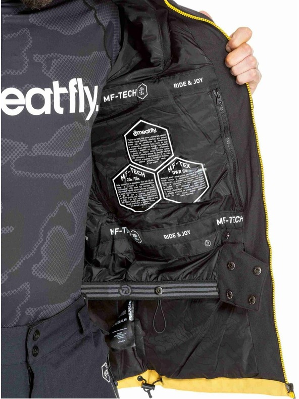 Meatfly Meatfly мъжко SNB & SKI яке Cronos Black / Solar Power