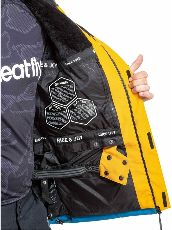 Meatfly Meatfly мъжко SNB & SKI яке Shader Sunflower / Blue