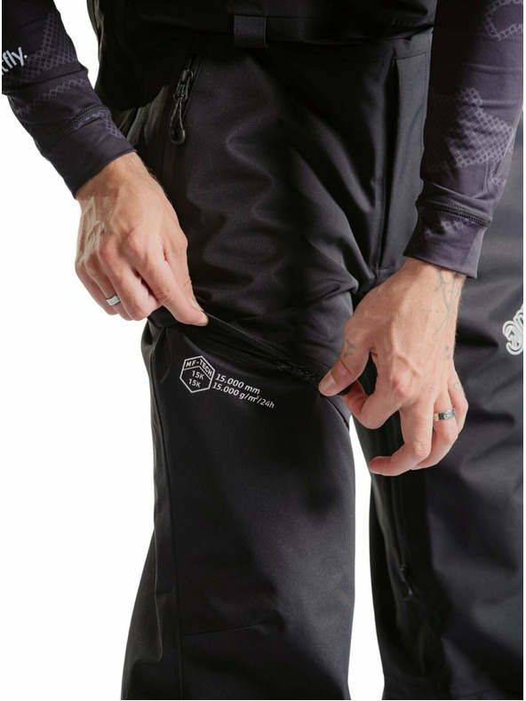 Meatfly Meatfly унисекс SNB & SKI панталони с тиранти Kenny Black