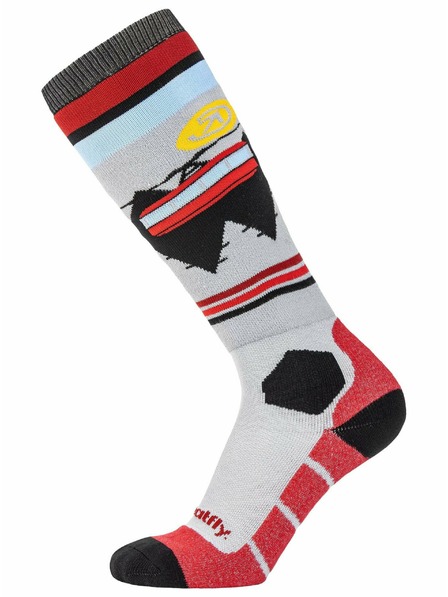 Meatfly Meatfly sNB & SKI чорапи Leeway Dark Red