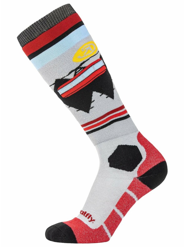 Meatfly Meatfly sNB & SKI чорапи Leeway Dark Red