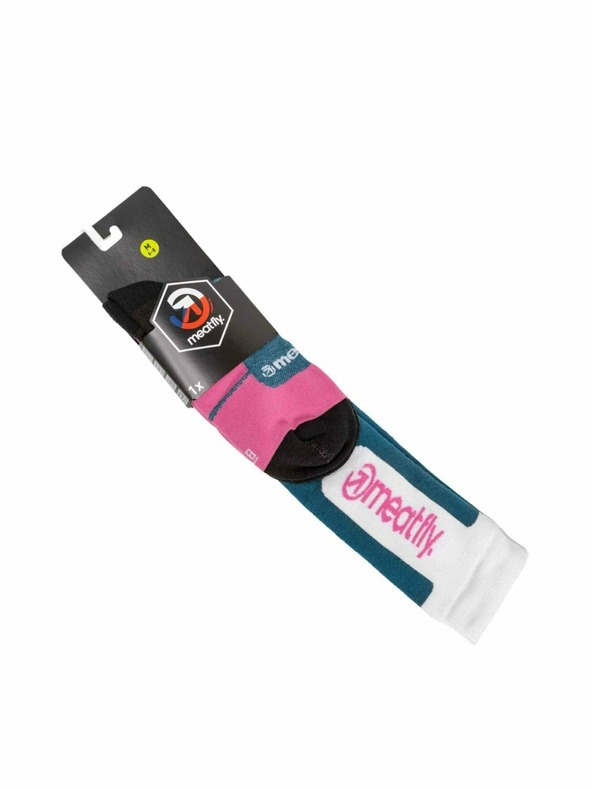Meatfly Meatfly sNB & SKI чорапи Leeway Pink / Blue
