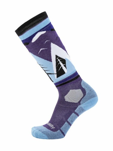 Meatfly Meatfly sNB & SKI чорапи Leeway Purple Mountains