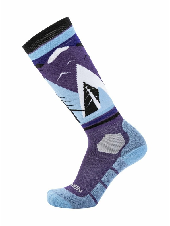 Meatfly Meatfly sNB & SKI чорапи Leeway Purple Mountains