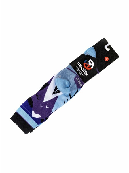 Meatfly Meatfly sNB & SKI чорапи Leeway Purple Mountains