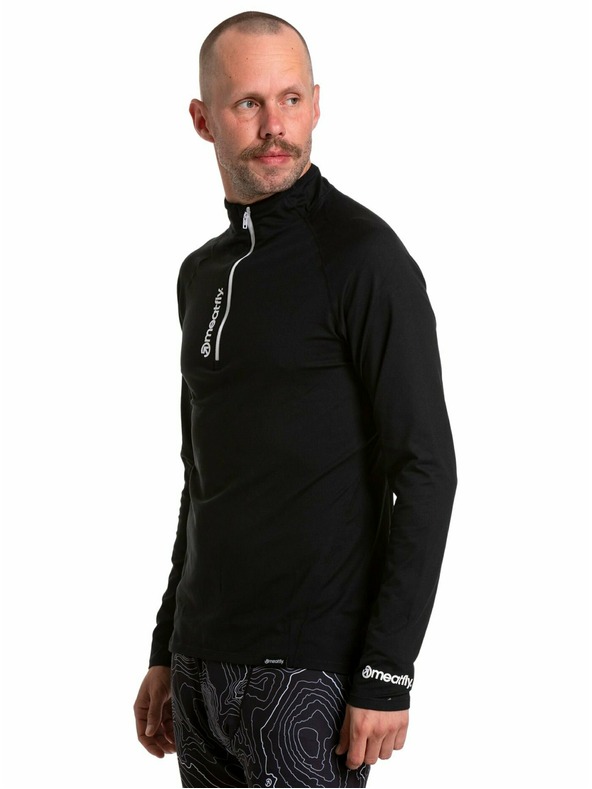 Meatfly Meatfly мъжка термична тениска Ethan Black