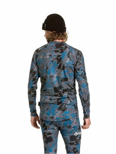 Meatfly Meatfly мъжка термична тениска Avery Mossy Petrol