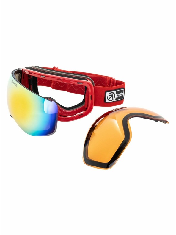 Meatfly Meatfly sNB & SKI очила Ekko XL Ferrari Red