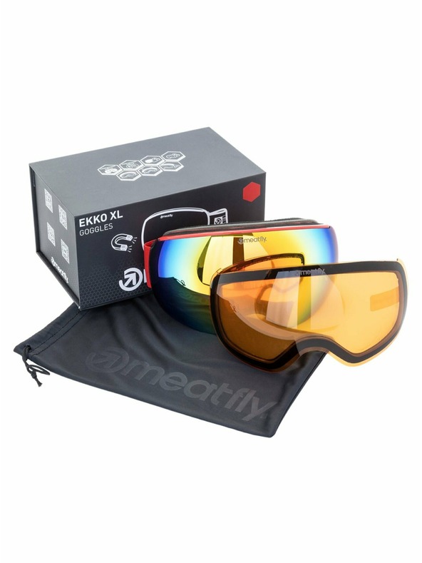 Meatfly Meatfly sNB & SKI очила Ekko XL Ferrari Red