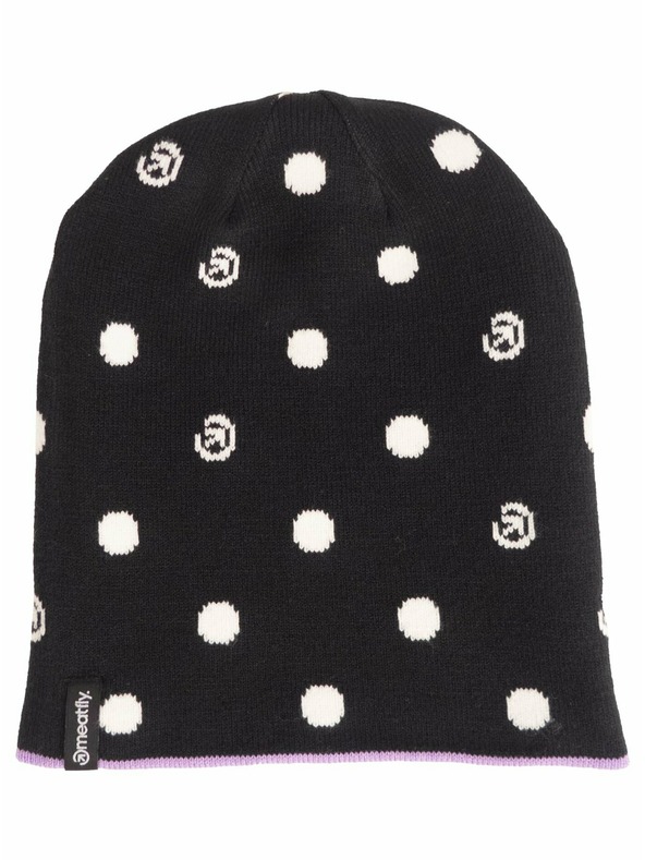 Meatfly Meatfly шапка Logan Purple Dots