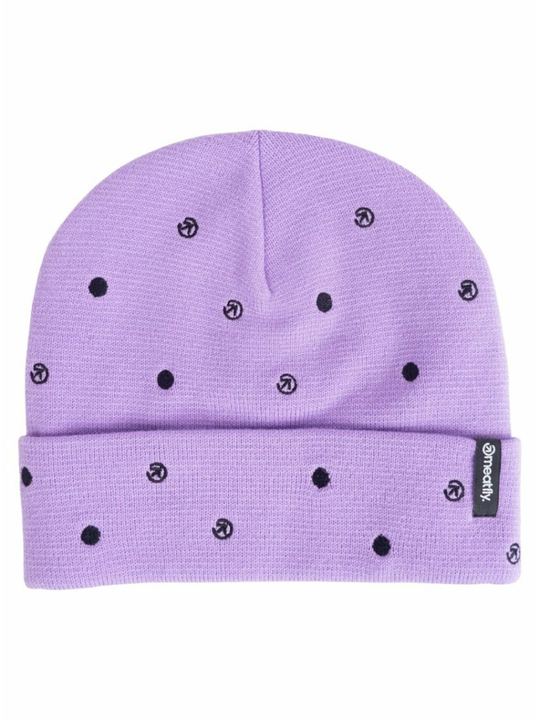 Meatfly Meatfly шапка Aaron Purple Dots